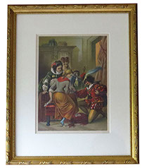 classical french print available from Dubois Antiques tauranga the home of french antiques and vintage, tauranga